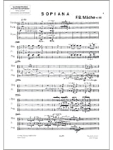 Sopiana - Flûte et Piano - François-Bernard Mâche - Partition